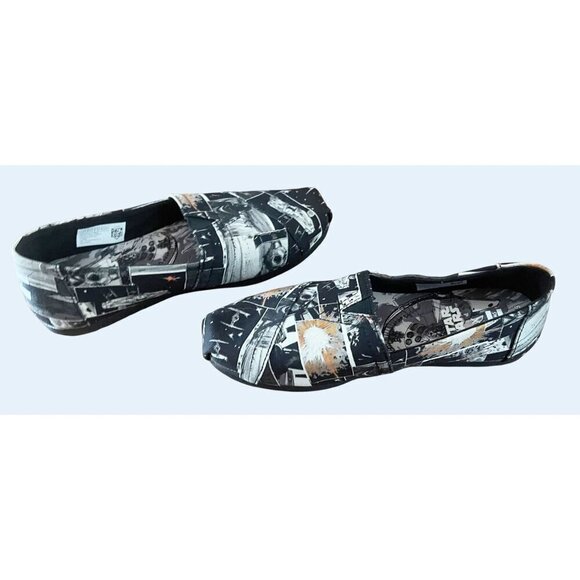 TOMS x Star Wars Canvas Slip On Shoes Size 5.5 - Picture 6 of 8